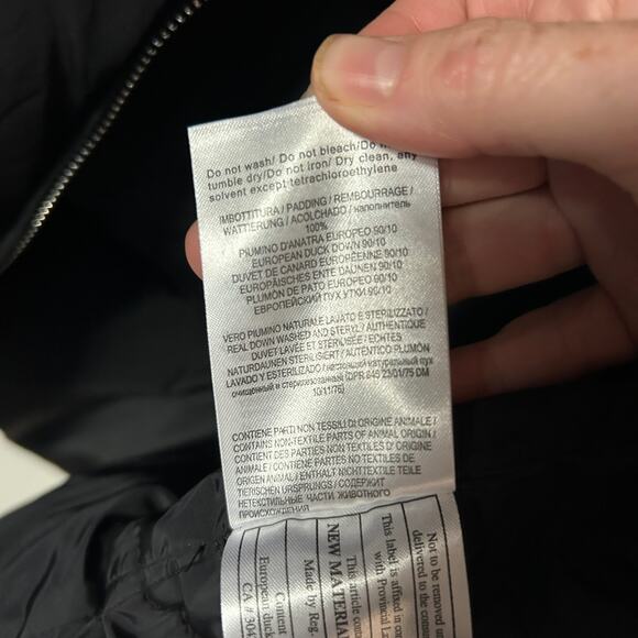 ADD Long Goose Down Puffer Jacket Size 2 - Picture 7 of 10